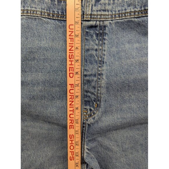 Old Navy Overalls Womens 26 Blue Denim Bib Carpenter Pockets 100% Cotton - Picture 8 of 16